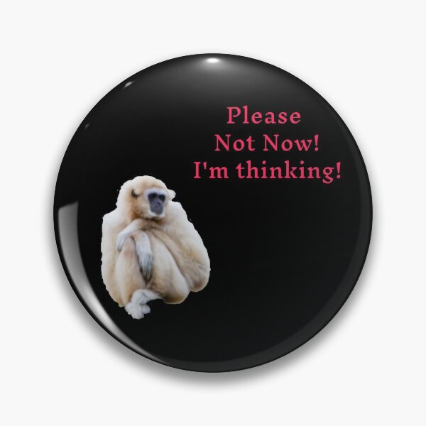 Item preview, Gibbon Ape Thinking designed and sold by DianeLindonCoy.