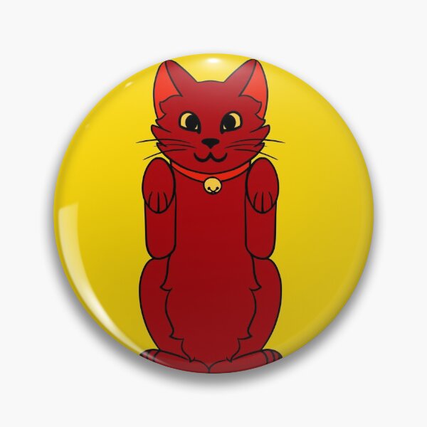 Item preview, Both Paw Red Beckoning Cat designed and sold by Shedonkadonk.