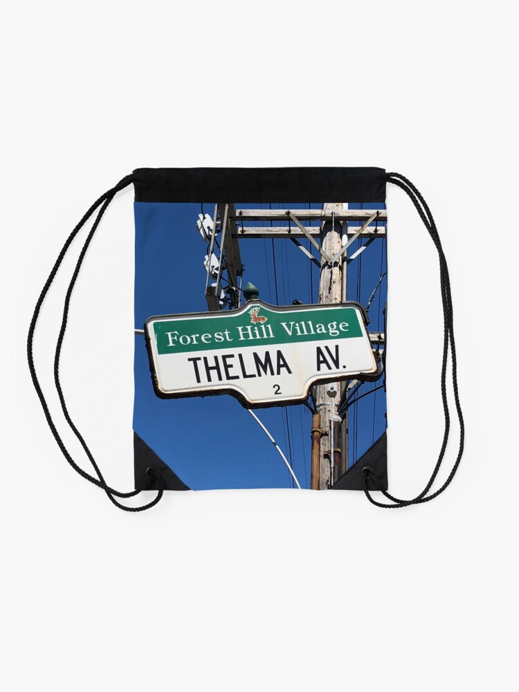 Alternate view of Thelma, Thelma socks, Thelma greeting card, Thelma mask, Drawstring Bag