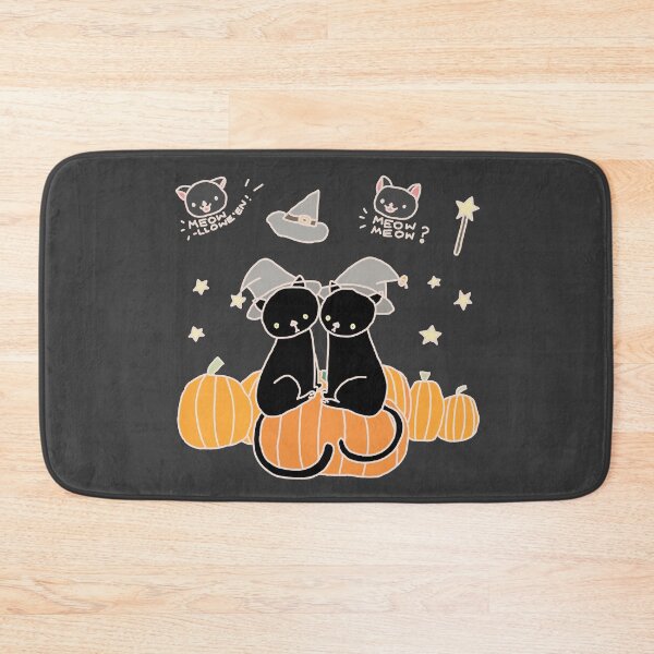 Item preview, Twin Cats Ready for Halloween Pink Outlines | babyRAGE Item #I0014C designed and sold by babyrage.