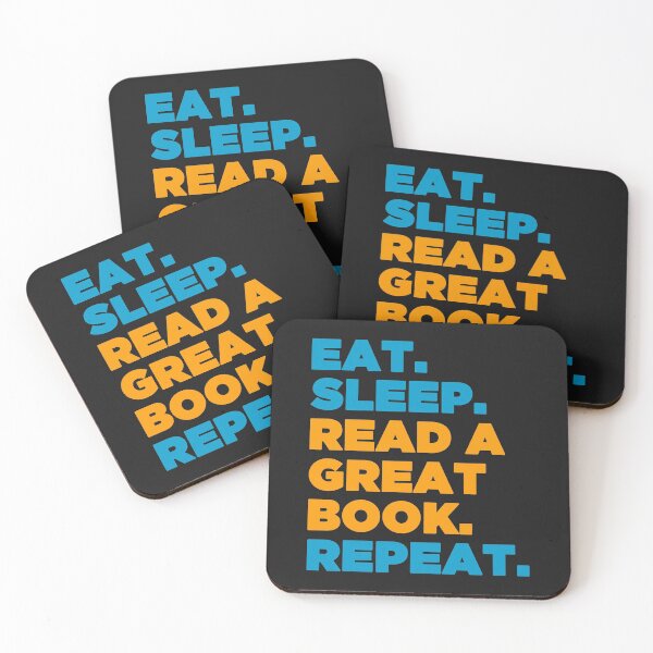 Item preview, Eat. Sleep. Read A Great Book. Repeat - Book Obsessed Plain Text Effects designed and sold by leo121687.