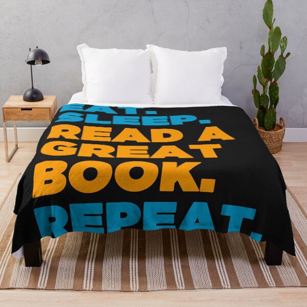 Item preview, Eat. Sleep. Read A Great Book. Repeat - Book Obsessed Plain Text Effects designed and sold by leo121687.