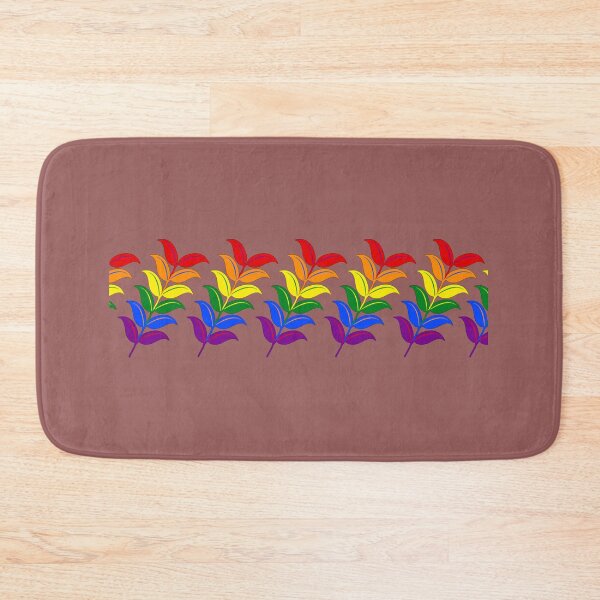Item preview, Leaves in Gay Rainbow Flag Colors designed and sold by InVisibleColors.