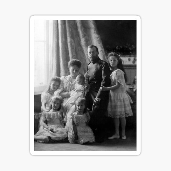 Romanov Family Portrait - Circa 1904 Sticker
