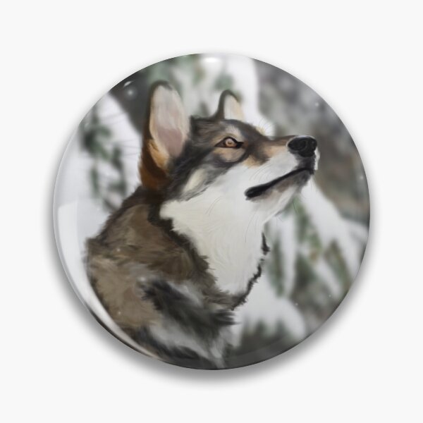 Item preview, Snowy Tamaskan husky!  designed and sold by MidnightDoodl3s.