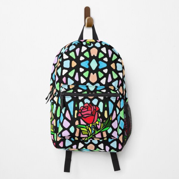 Item preview, Stained Glass Enchanted Rose designed and sold by TheDoodleFairy.