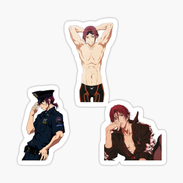 Rin Matsuoka Packung Aufkleber Sticker