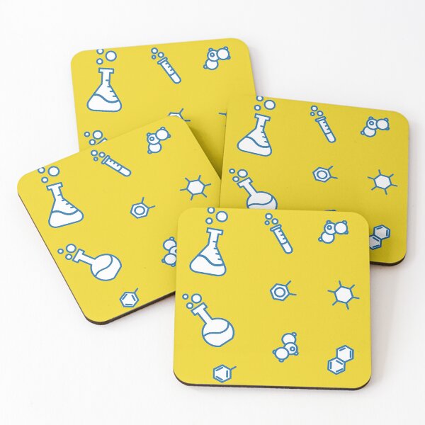 Chemistry symbol pack Coasters (Set of 4)