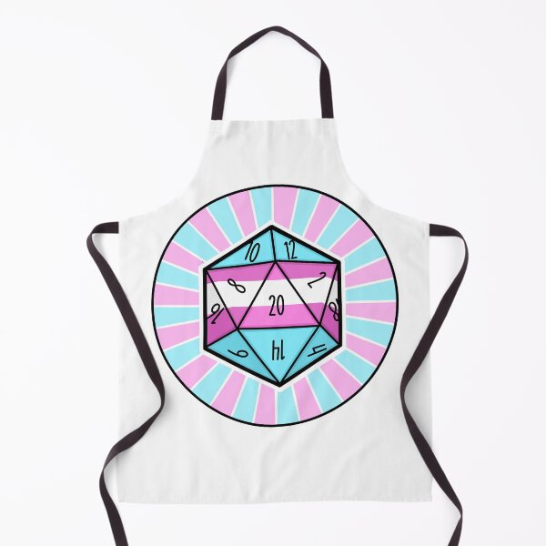 Artikelvorschau, Trans Flag d20 entworfen und verkauft von Emma Stevens.