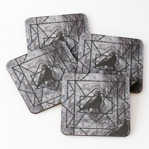 Item preview, Crows Art Deco Minimalist designed and sold by Aquila Light Pictures.