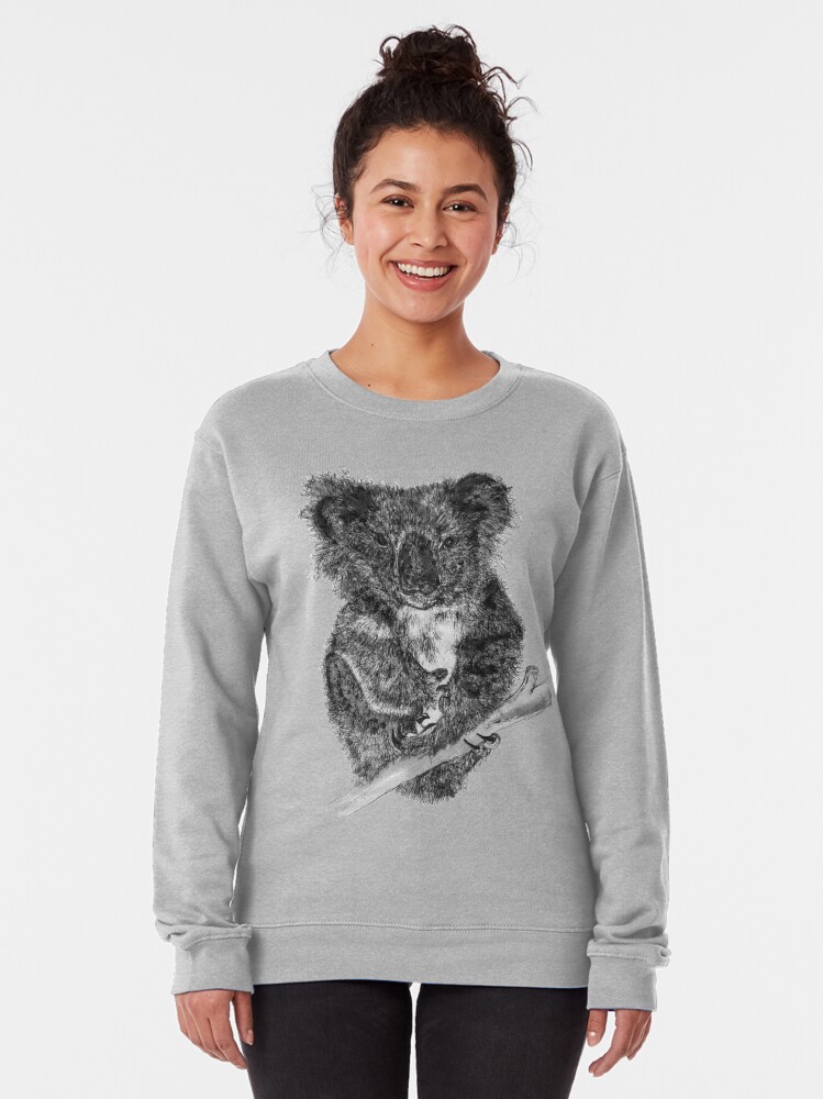 Alternate view of Stephanie the Koala Pullover Sweatshirt