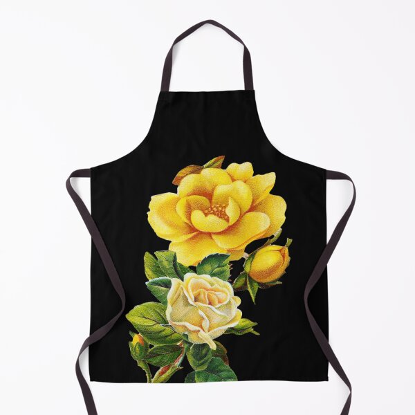 Item preview, Yellow Vintage Flowers designed and sold by Printedarts.