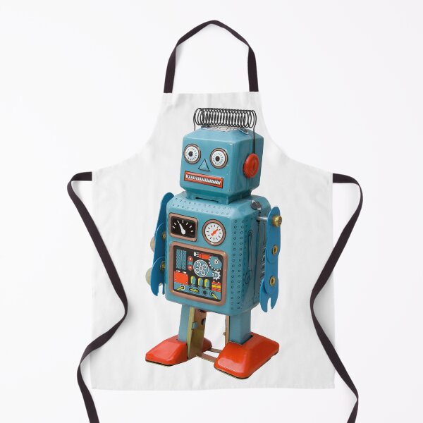 Artikelvorschau, Vintage Blue Robot entworfen und verkauft von ChrisSideHustle.