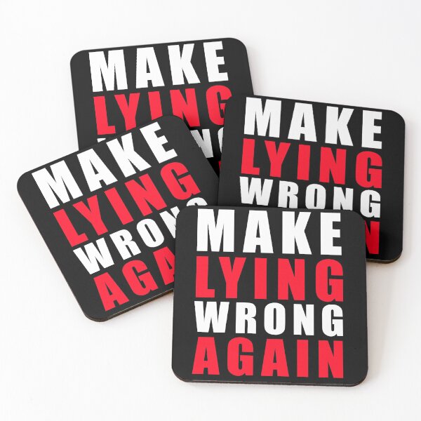 Item preview, Make Lying Wrong Again Anti Trump designed and sold by jorgeurbina.