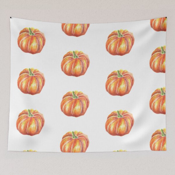 Item preview, Watercolor pumpkin pattern designed and sold by Stephanie  Skeem.