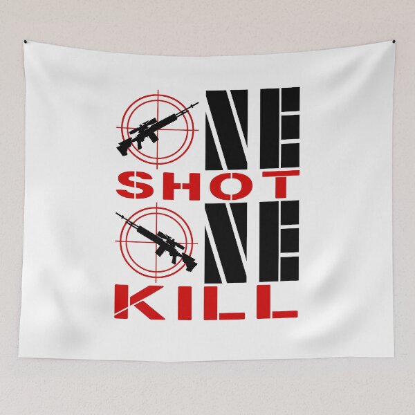 Item preview, One Shot, One Kill designed and sold by artitude247.
