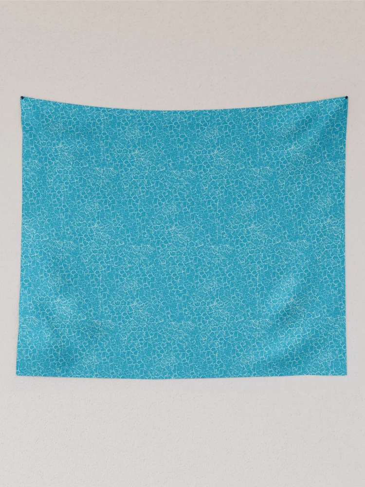 Thumbnail 2 of 3, Tapestry, Blue Ocean Pattern designed and sold by DesignCodeStore.