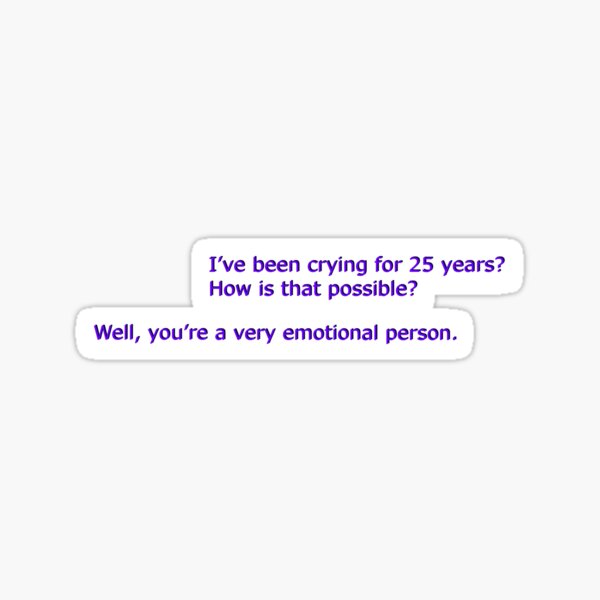 Alex 25 Years Quote - Julie and the Phantoms Sticker