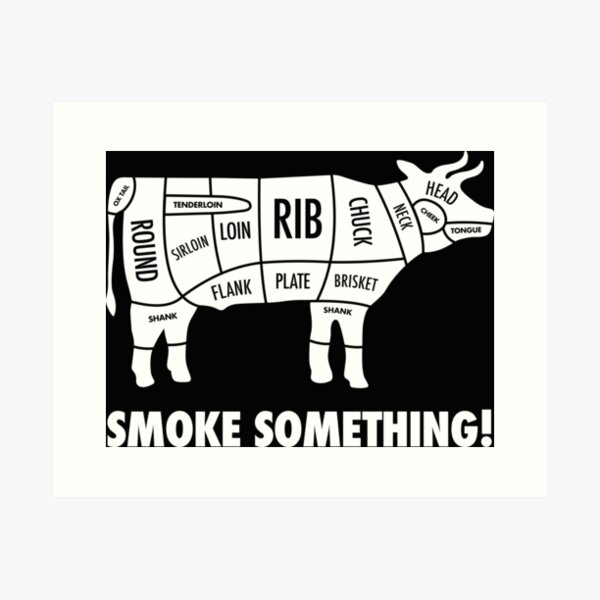 Meat Smokers Bwht Art Print