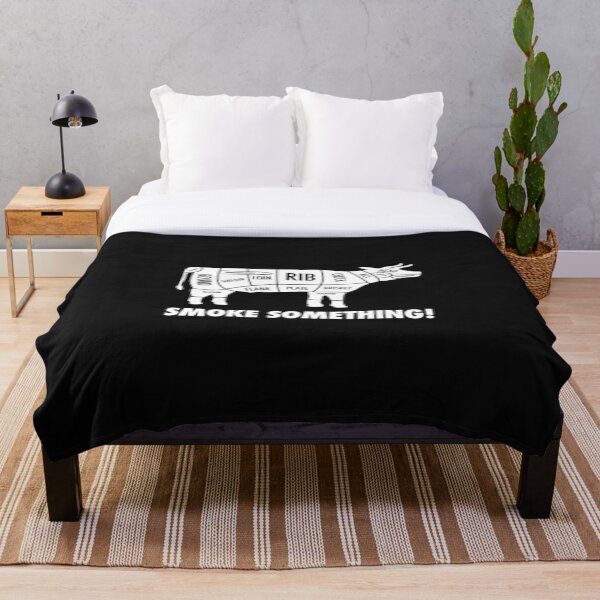 Meat Smokers Bwht Throw Blanket