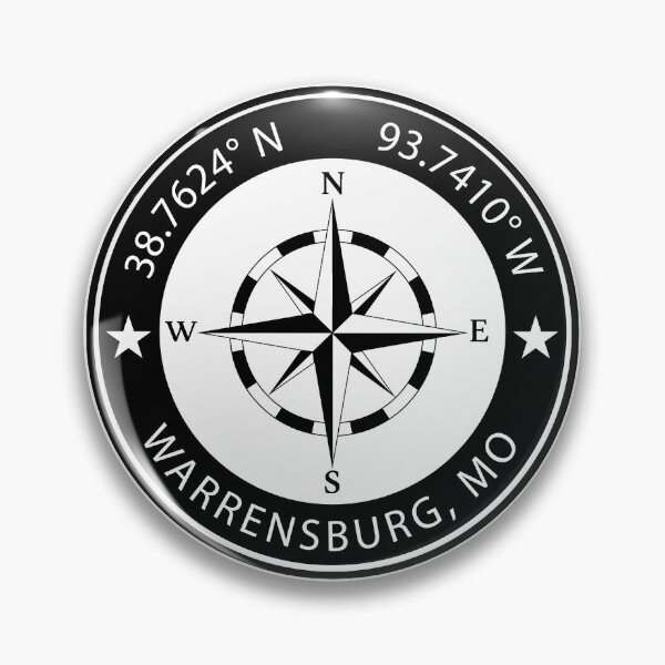 Item preview, Warrensburg, Missouri Geographical Coordinates designed and sold by TeeOhGraphics.