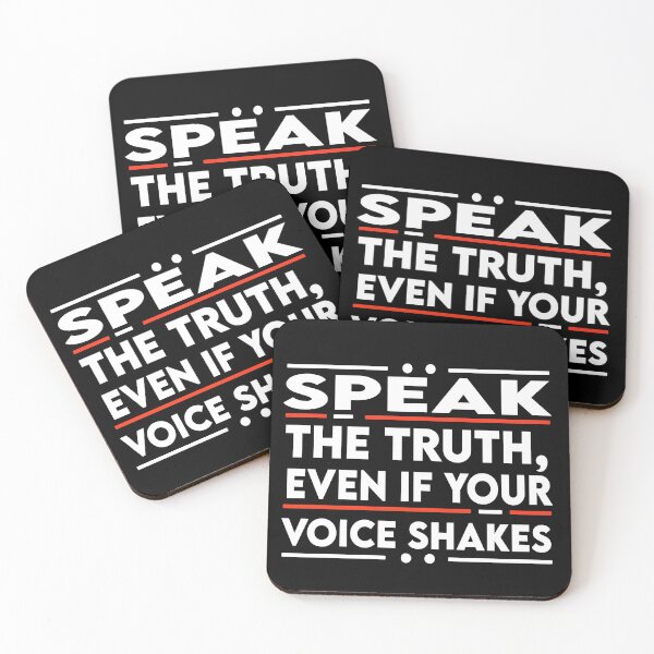Item preview, Speak The Truth Even If Your Voice Shakes designed and sold by Life Shop.