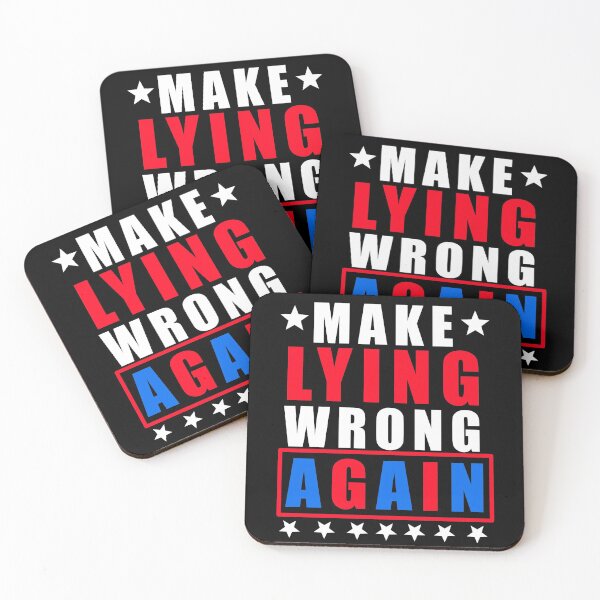 Item preview, Copy of Make Lying Wrong Again Anti Trump designed and sold by jorgeurbina.