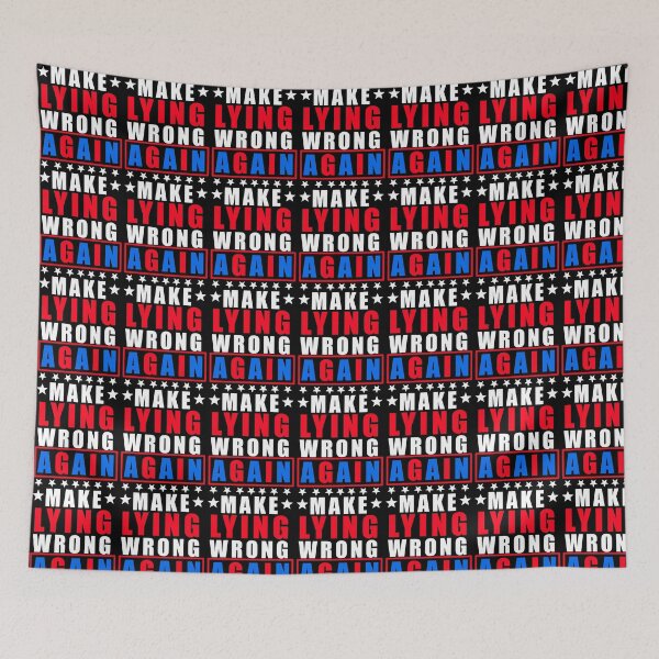 Item preview, Copy of Make Lying Wrong Again Anti Trump designed and sold by jorgeurbina.