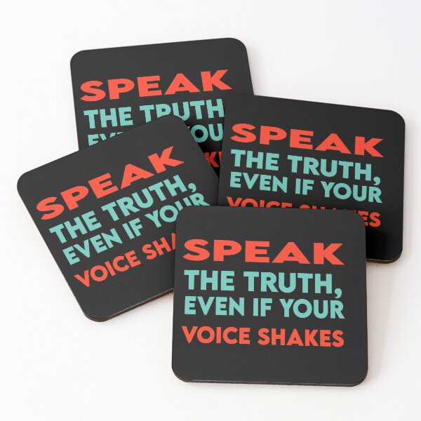 Item preview, Speak The Truth Even If Your Voice Shakes designed and sold by Life Shop.