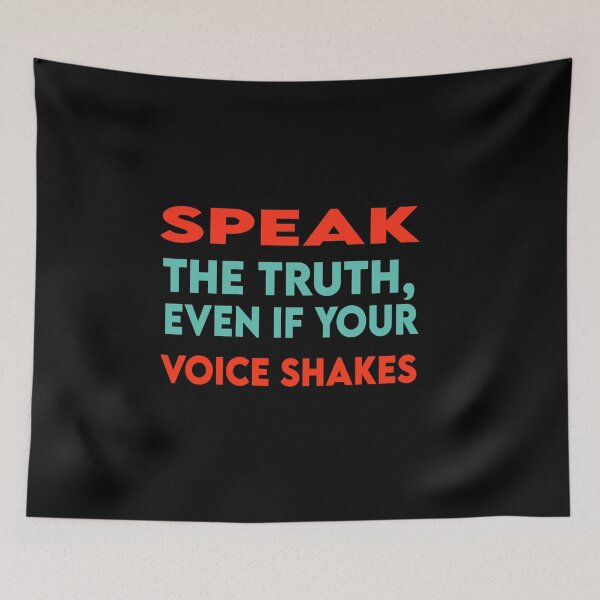 Item preview, Speak The Truth Even If Your Voice Shakes designed and sold by Life Shop.
