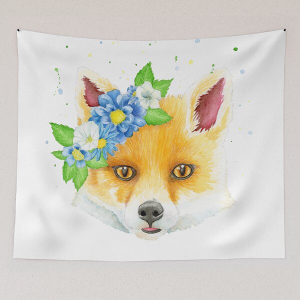 Item preview, Blossoming Fox designed and sold by SabinasArts.