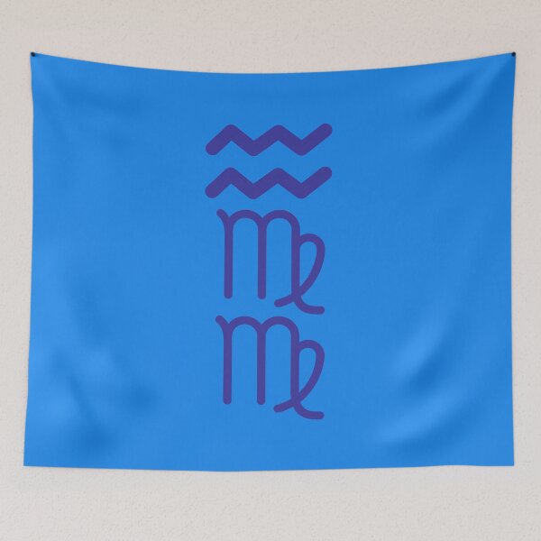 Item preview, Aquarius Sun Virgo Moon Virgo Rising Poster designed and sold by Swooncake Press.