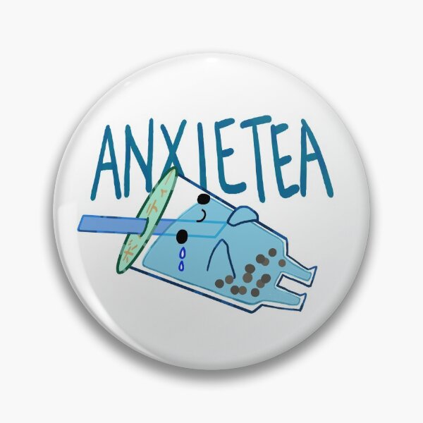 Item preview, Kawaii Boba Pun Design, Anxietea designed and sold by artandboba.