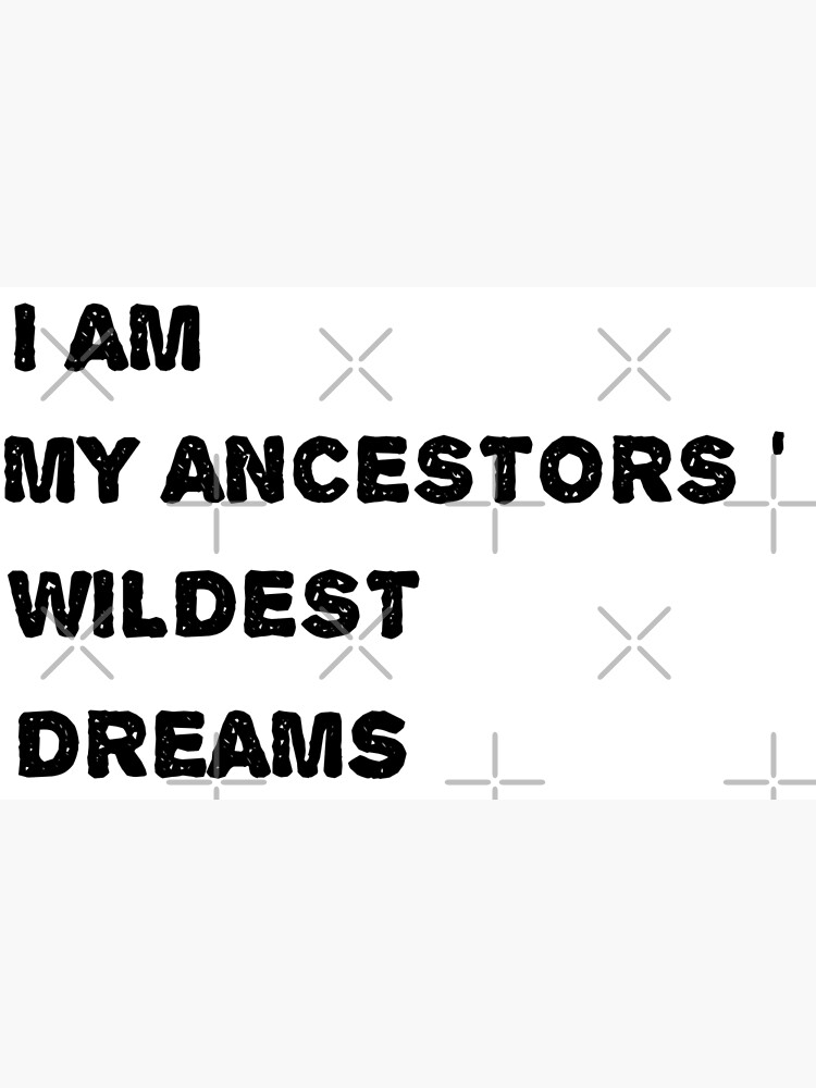 I Am My Ancestors Wildest Dreams Funny Gift Shirt I Am My Ancestors Wildest Dreams Funny Gift Shirt