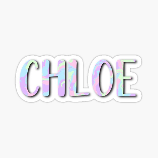 Premade Name Logo (Chloe) - TikTok Custom Name Logo - Digital File Instant  Download