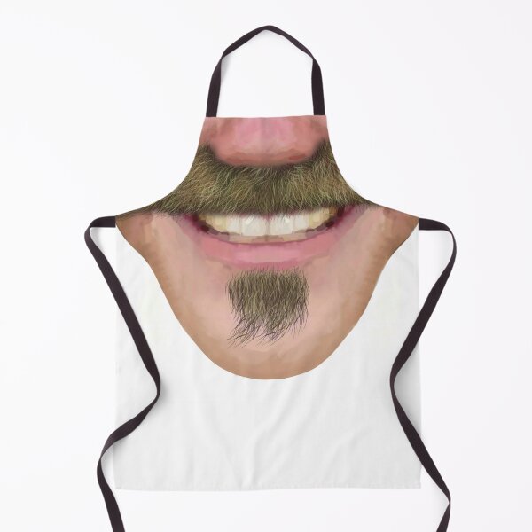 Item preview, Handlebar Moustache Facial Hair Male Novelty Face Mask designed and sold by joanstratton.