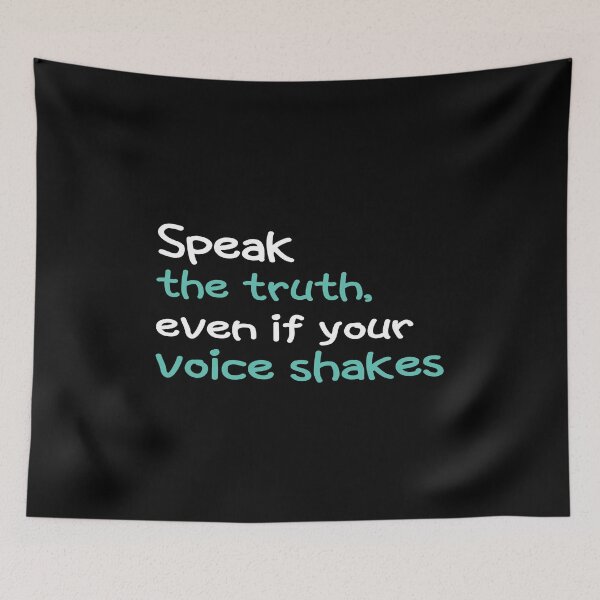 Item preview, Speak The Truth Even If Your Voice Shakes designed and sold by Life Shop.