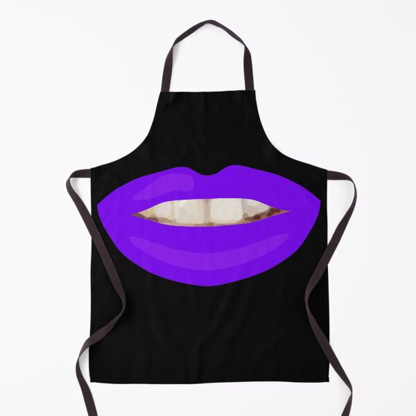 Item preview, Mouth Teeth Smile Purple Lips Black Bg designed and sold by joanstratton.