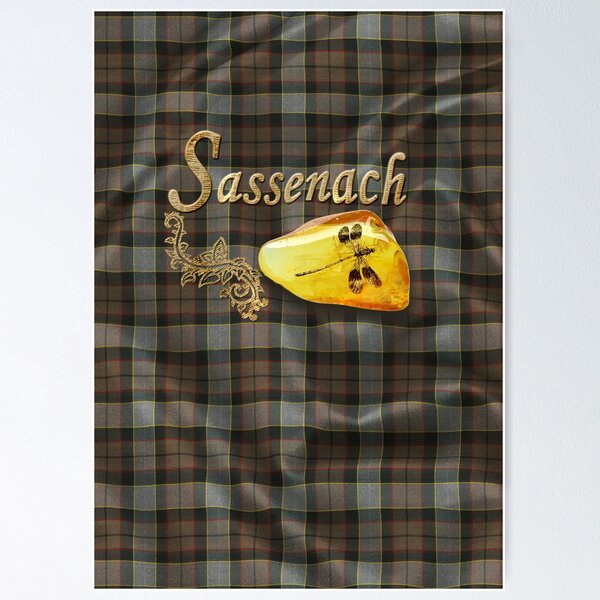 SASSENACH TARTAN DIAG Water Bottle by MIRIAM SM ART