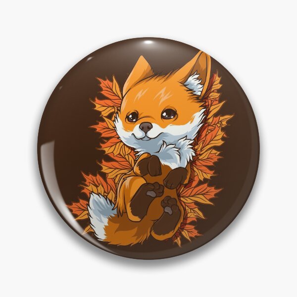 Item preview, Red Fox Baby Animal Autumn Leaves designed and sold by Maria Garcia.