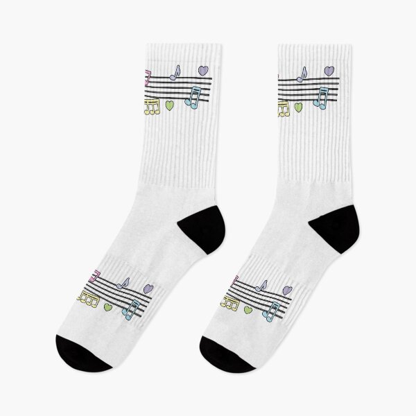 Item preview, pastel music notes 3 designed and sold by hichamdamo.