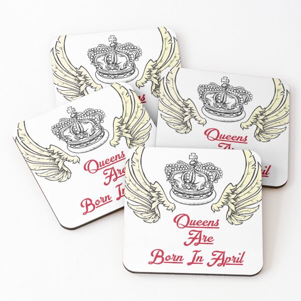 Item preview, Queens are born in April designed and sold by AitElmMost.