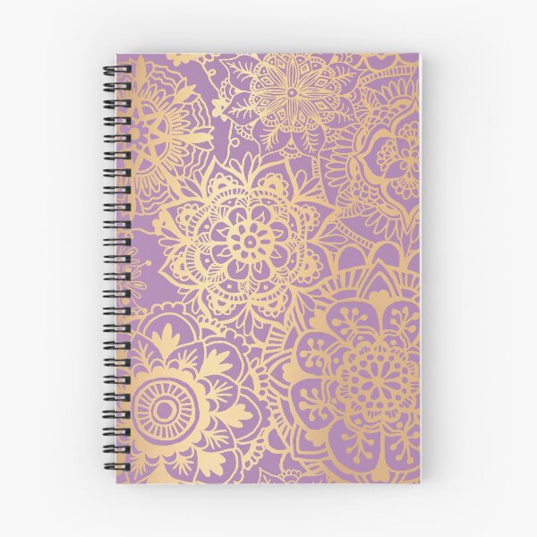 Item preview, Light Purple and Gold Mandala Pattern designed and sold by Julie Erin Designs.