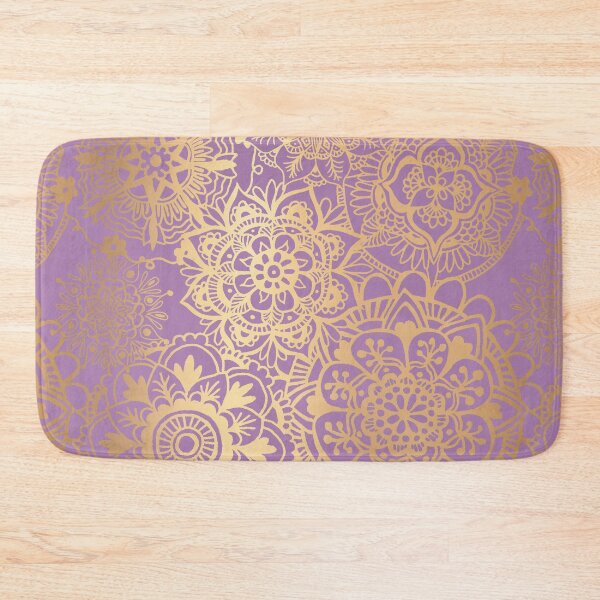 Item preview, Light Purple and Gold Mandala Pattern designed and sold by Julie Erin Designs.