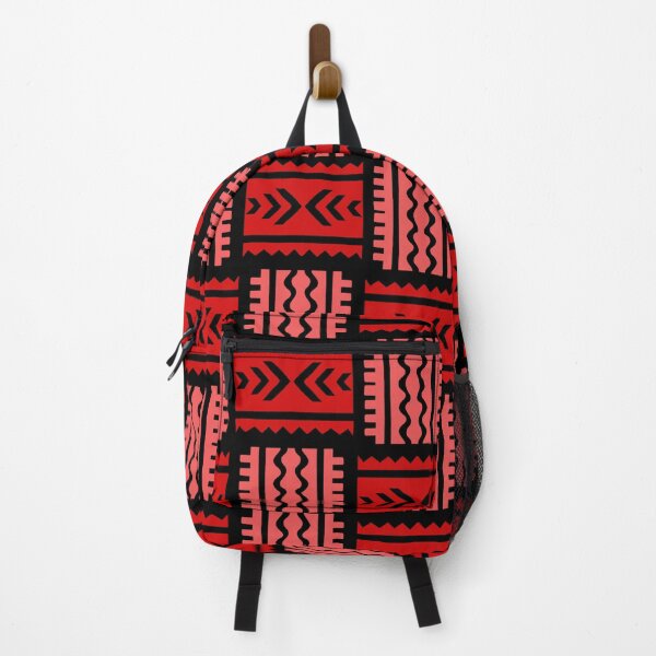 Item preview, Red African Weave Pattern designed and sold by Bliss Find And Design.