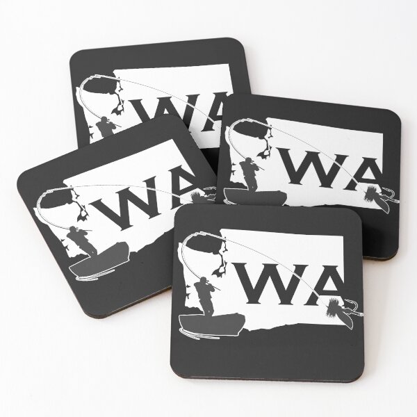 Item preview, Washington state Fly fishing designed and sold by girlsgetgadgets.