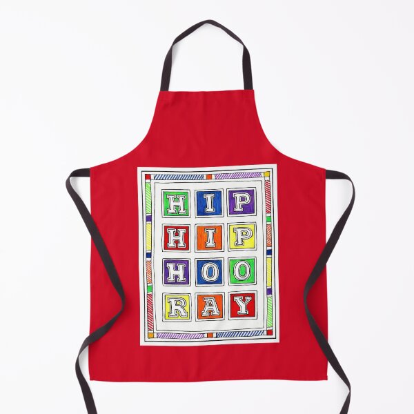 HIP, HIP HOO RAY Apron