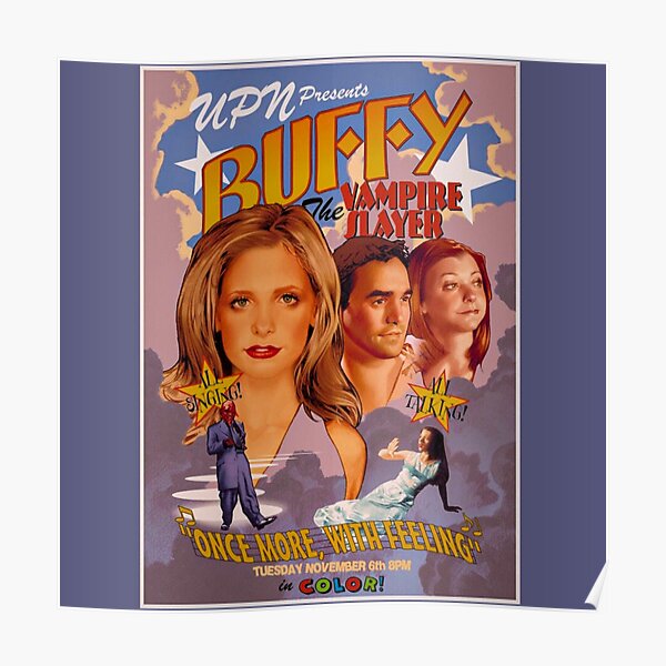 Buffy Once More With Feeling Rectangle Poster By Katesredbubbles Redbubble