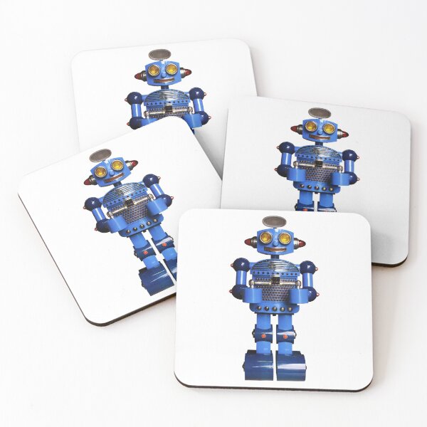 Item preview, Vintage Blue Robot 2 designed and sold by ChrisSideHustle.