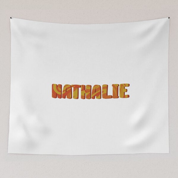 Item preview, Orange and Yellow "Nathalie" Custom Name designed and sold by EuropaPrints.